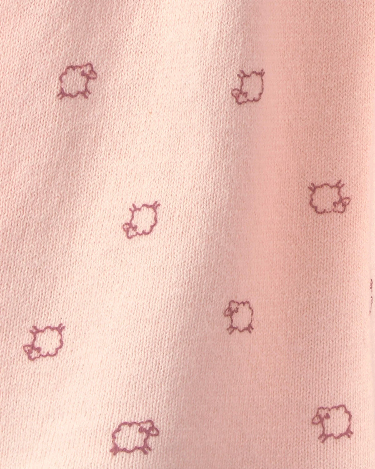 Baby Girl 2-Piece Sheep Long-Sleeve Dress Set - Pink/Cream - Image 4