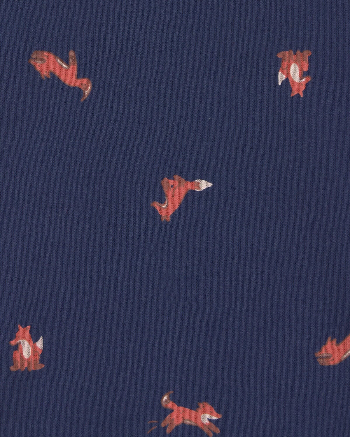 Baby Boy 3-Piece Fox Long-Sleeve Bodysuit & Pant Set - Navy Blue/Grey - Image 4
