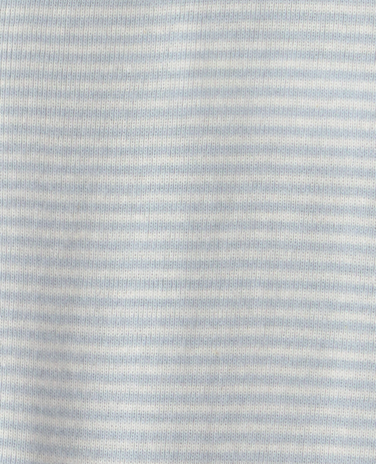 Baby Boy Striped 100% Cotton Sleep & Play Pajama - Blue - Image 5