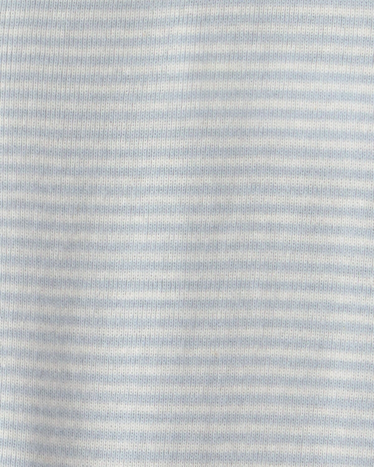 Baby Boy Striped 100% Cotton Sleep & Play Pajama - Blue - Image 4
