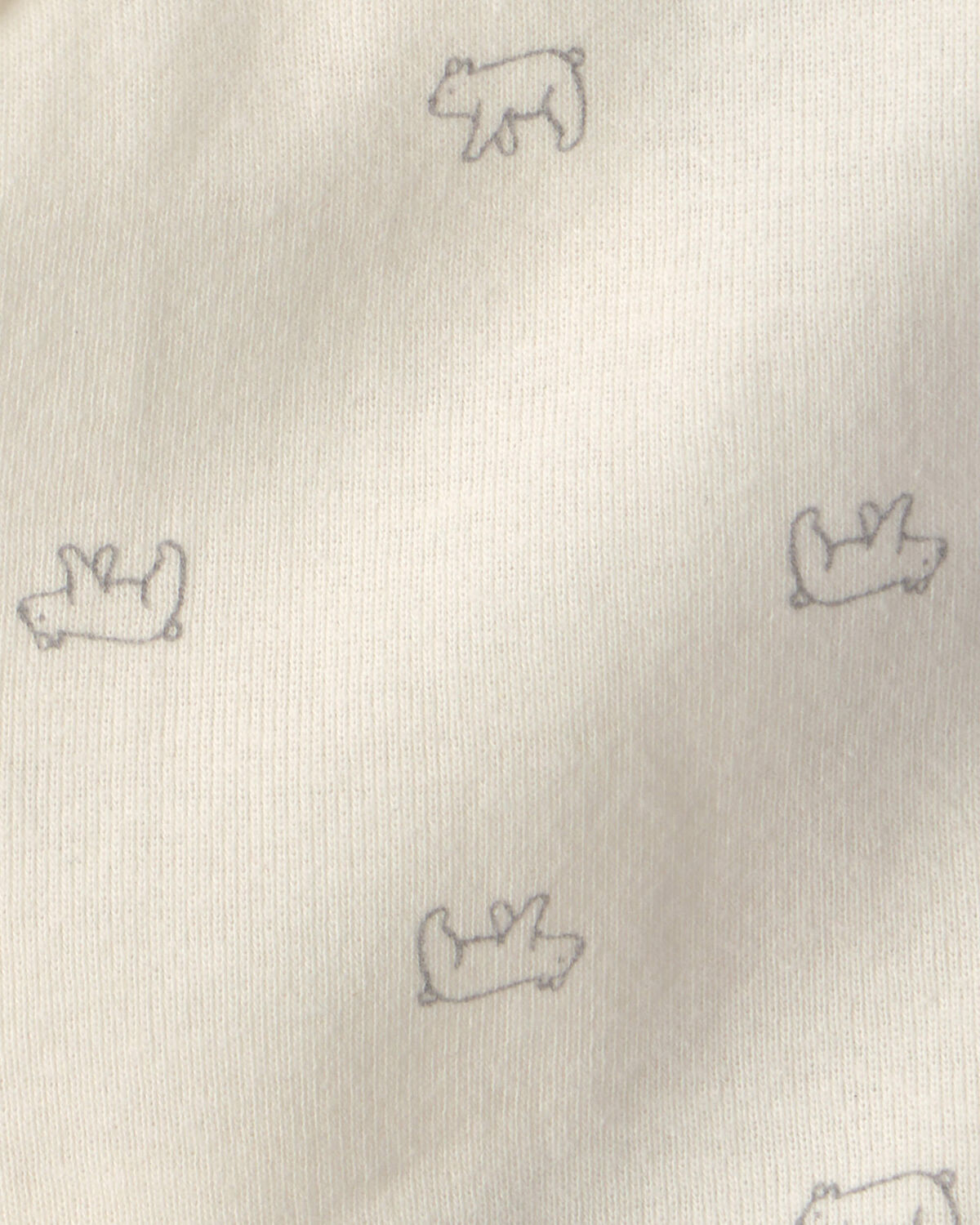 Baby Bear Side-Snap Tank - Cream - Image 2