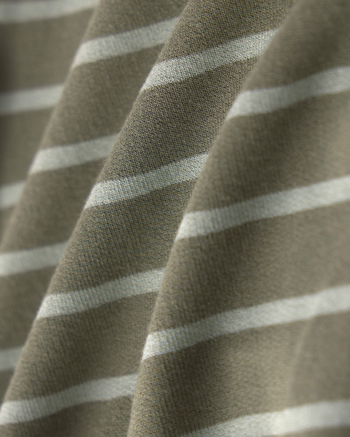 Baby Boy Striped PurelySoft™ Long-Sleeve Jumpsuit - Olive Green - Image 3