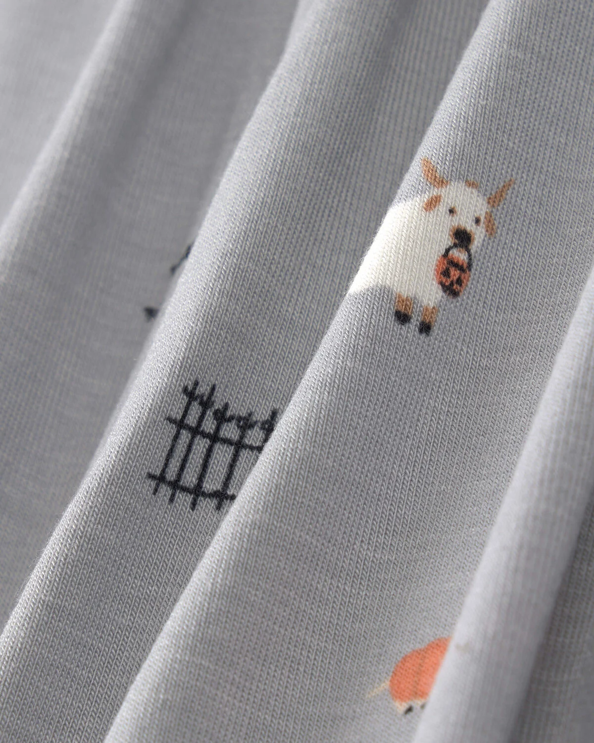 Baby Halloween PurelySoft™ 2-Way Zip Sleep & Play Pajamas - Grey - Image 6