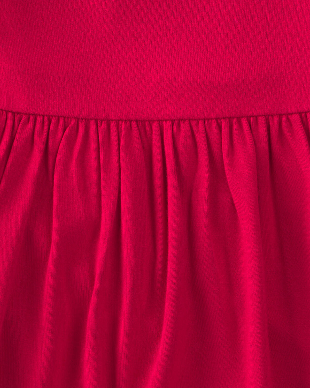Baby Girl PurelySoft™ Long-Sleeve Bodysuit Dress - Red - Image 4