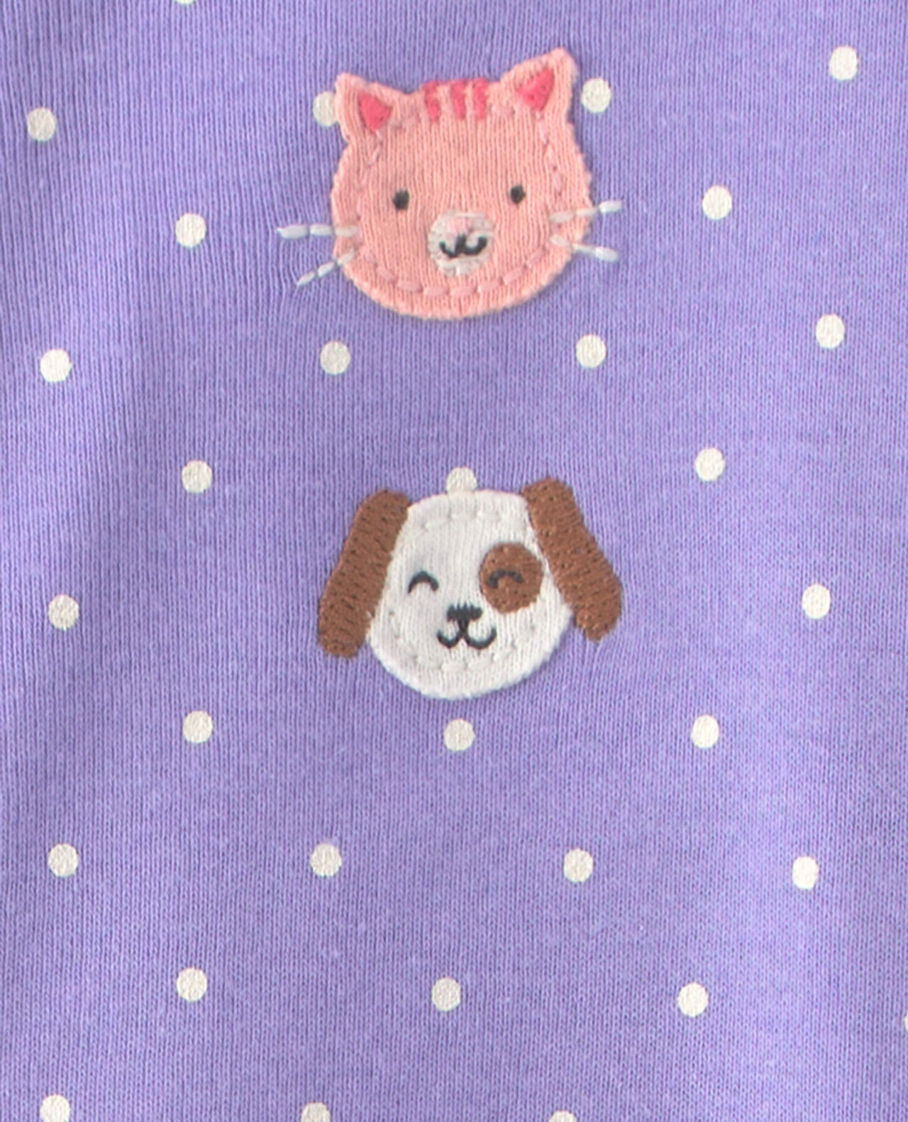 Baby Girl 1-Piece Floral Thermal Waffle Knit Pajama - Pink - Image 7