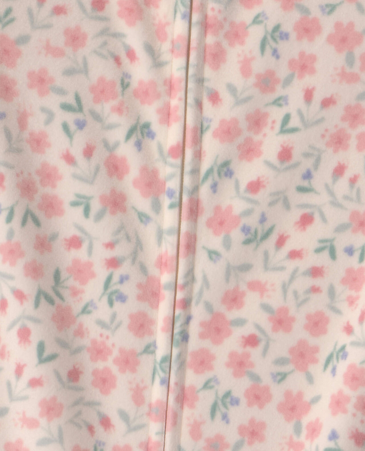 Baby Girl 1-Piece Icon 2-Way Zip DreamPlush Snug Fit Footed Pajama - Pink - Image 15