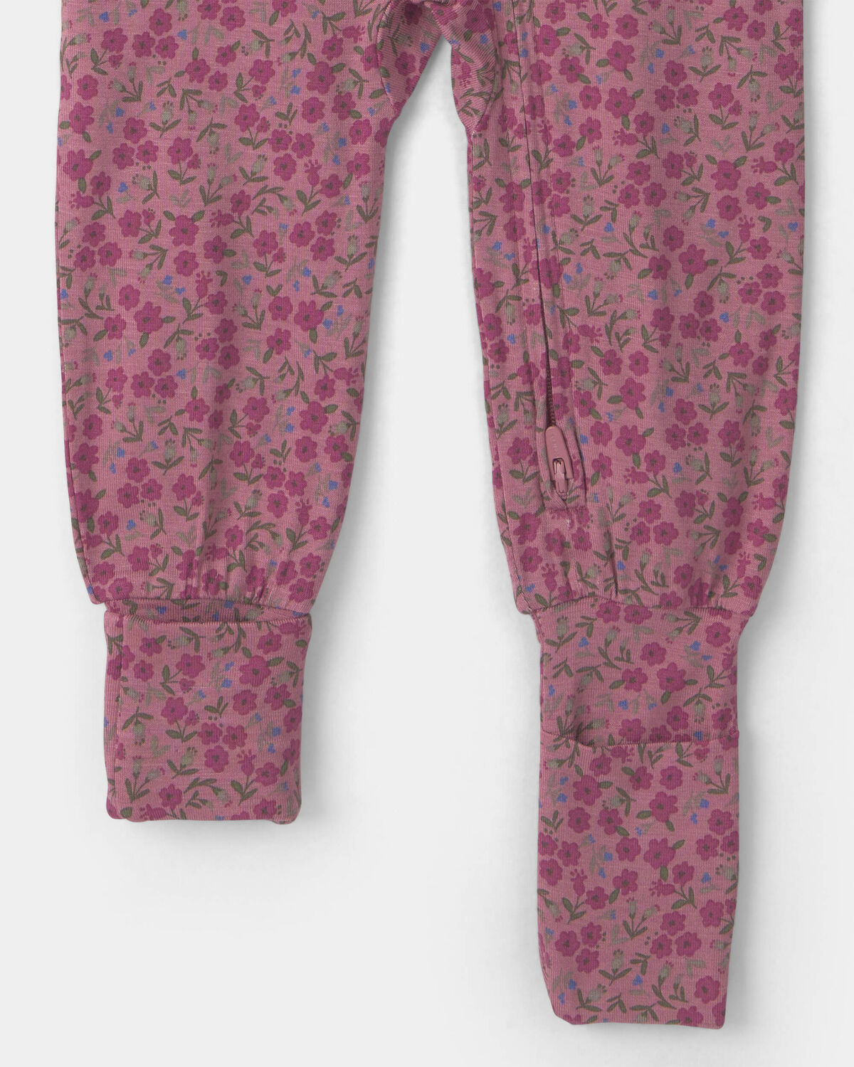 Baby Girl 1-Piece Floral PurelySoft™ Snug Fit Pajama - Pink - Image 3