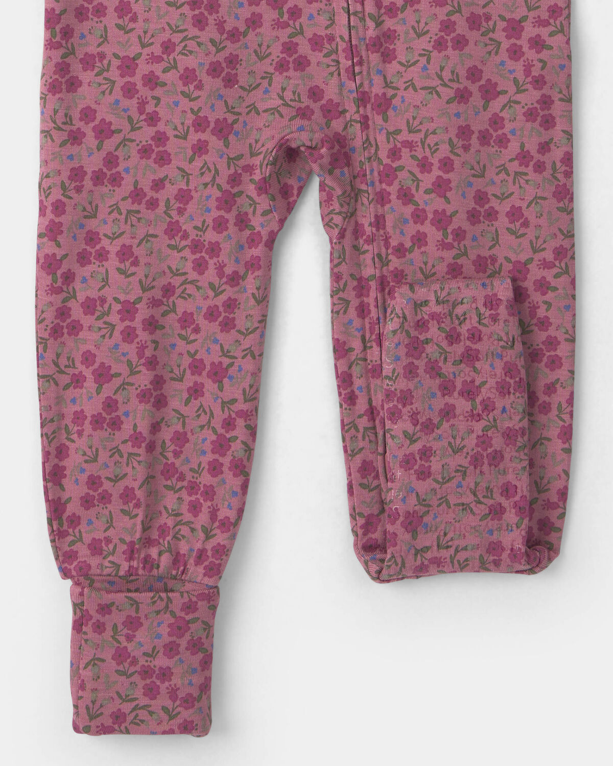 Baby Girl 1-Piece Floral PurelySoft™ Snug Fit Pajama - Pink - Image 4
