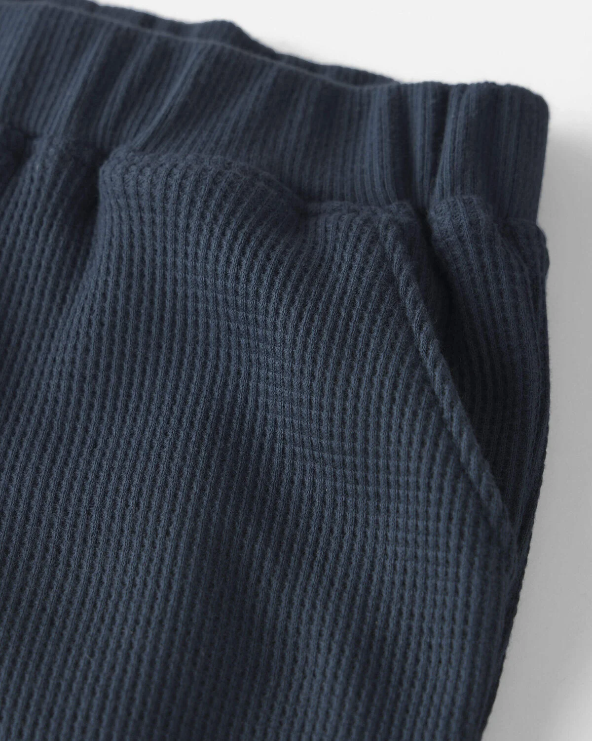 Baby Boy 2-Piece Organic Cotton Waffle Knit Top & Pant Set - Image 2