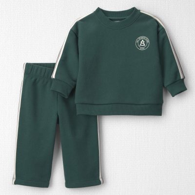 Baby 2-Piece French Terry Top & Pant Set Made with Organic Cotton