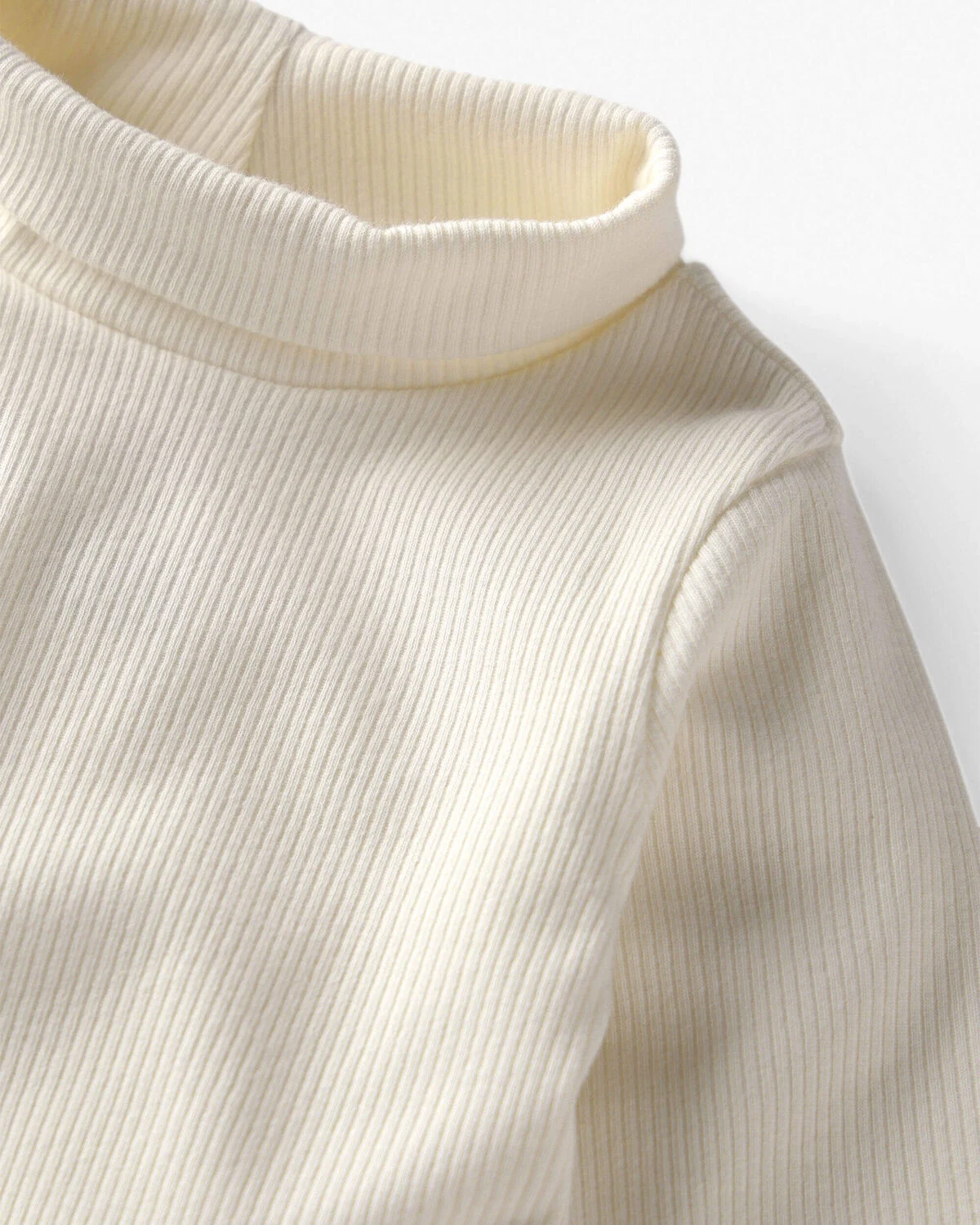 Baby Girl 2-Pack Organic Cotton Ribbed Mock Neck Bodysuits - Image 2