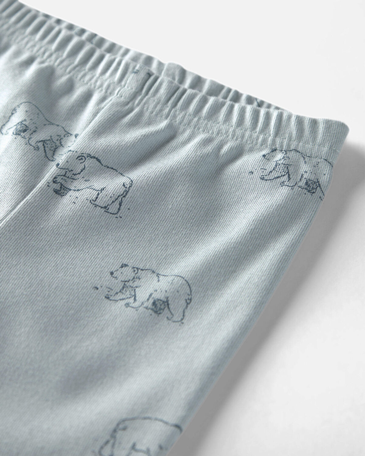 Baby 2-Piece Organic Cotton Pajamas in Winter Bears - Image 2