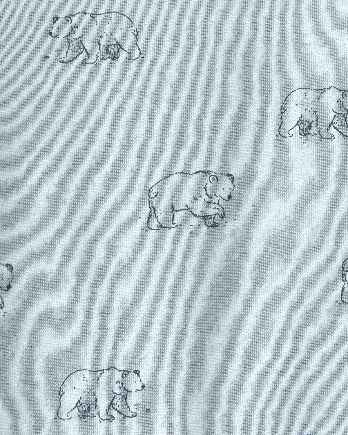 Baby 2-Piece Organic Cotton Pajamas in Winter Bears - Image 3