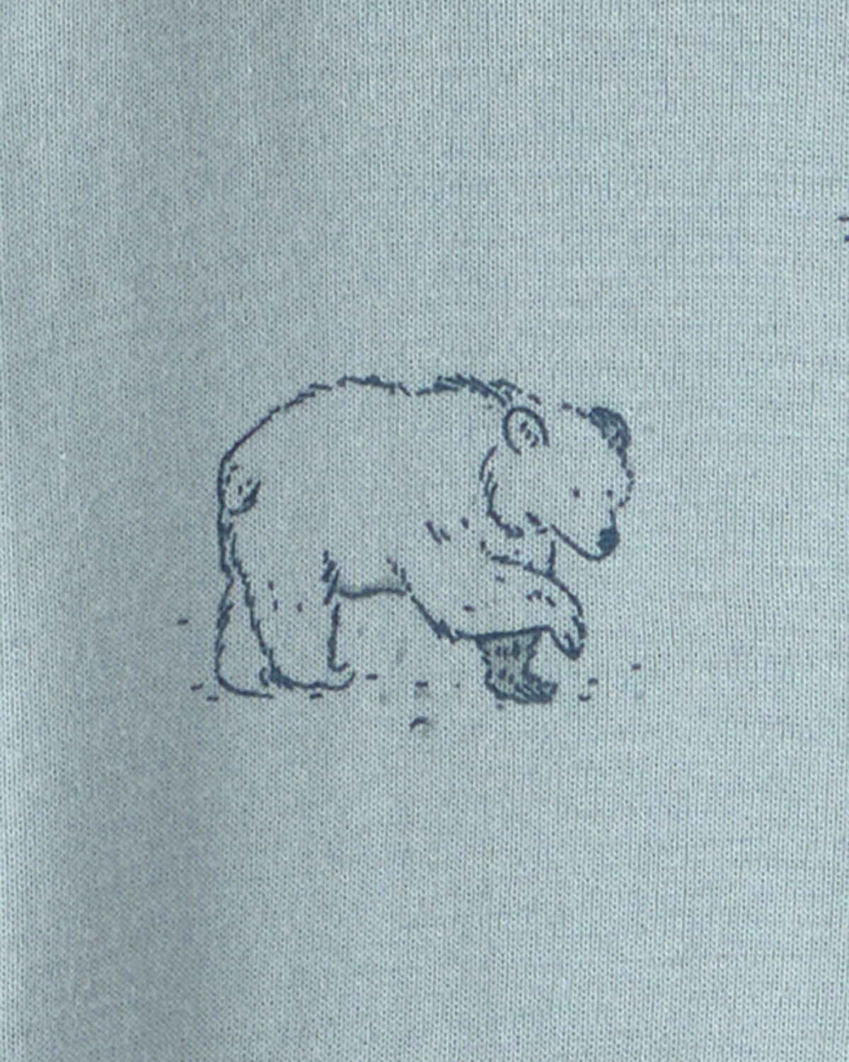 Baby Organic Cotton Sleep & Play Pajamas in Winter Bears - Image 4