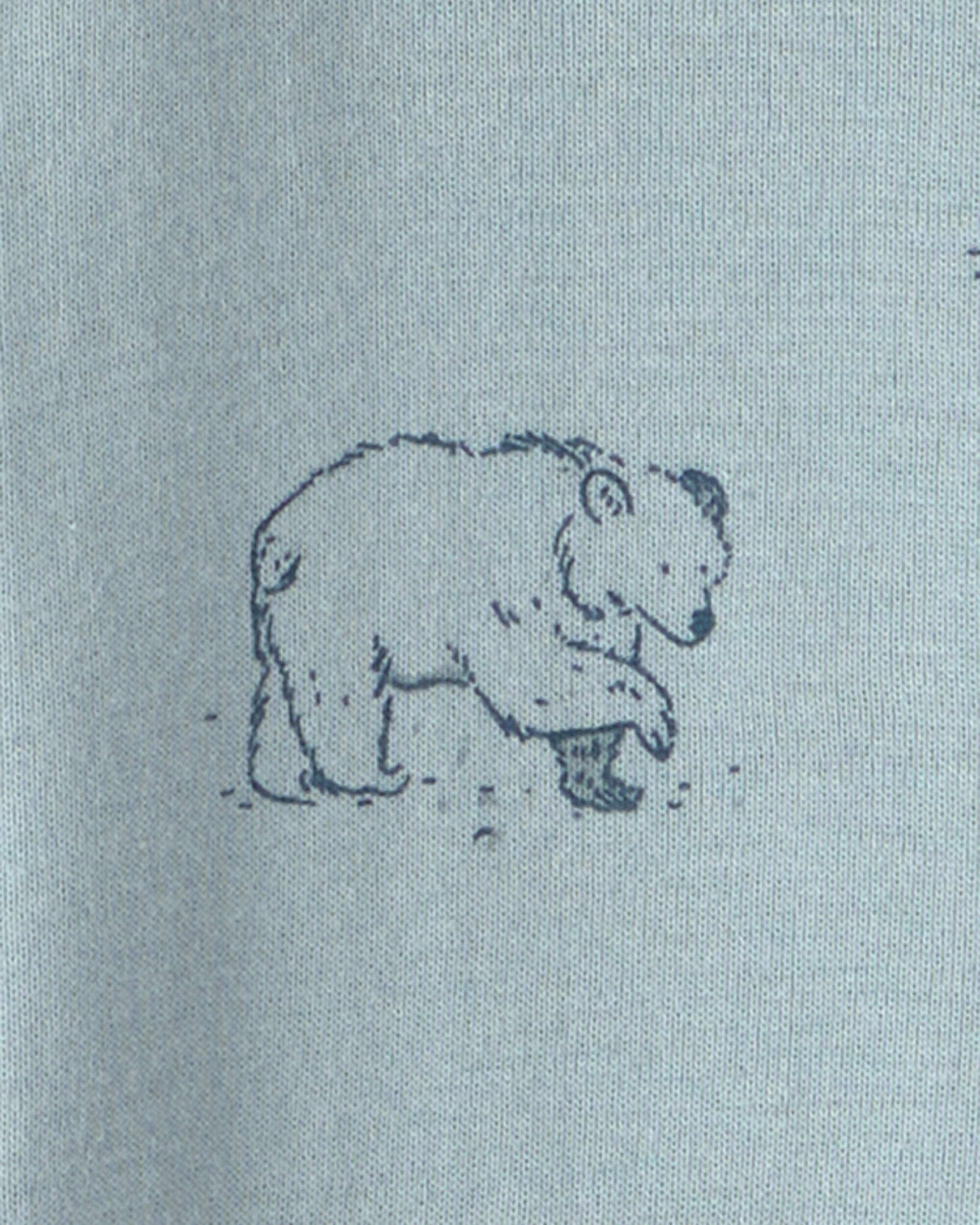 Baby Organic Cotton Sleep & Play Pajamas in Winter Bears - Image 5