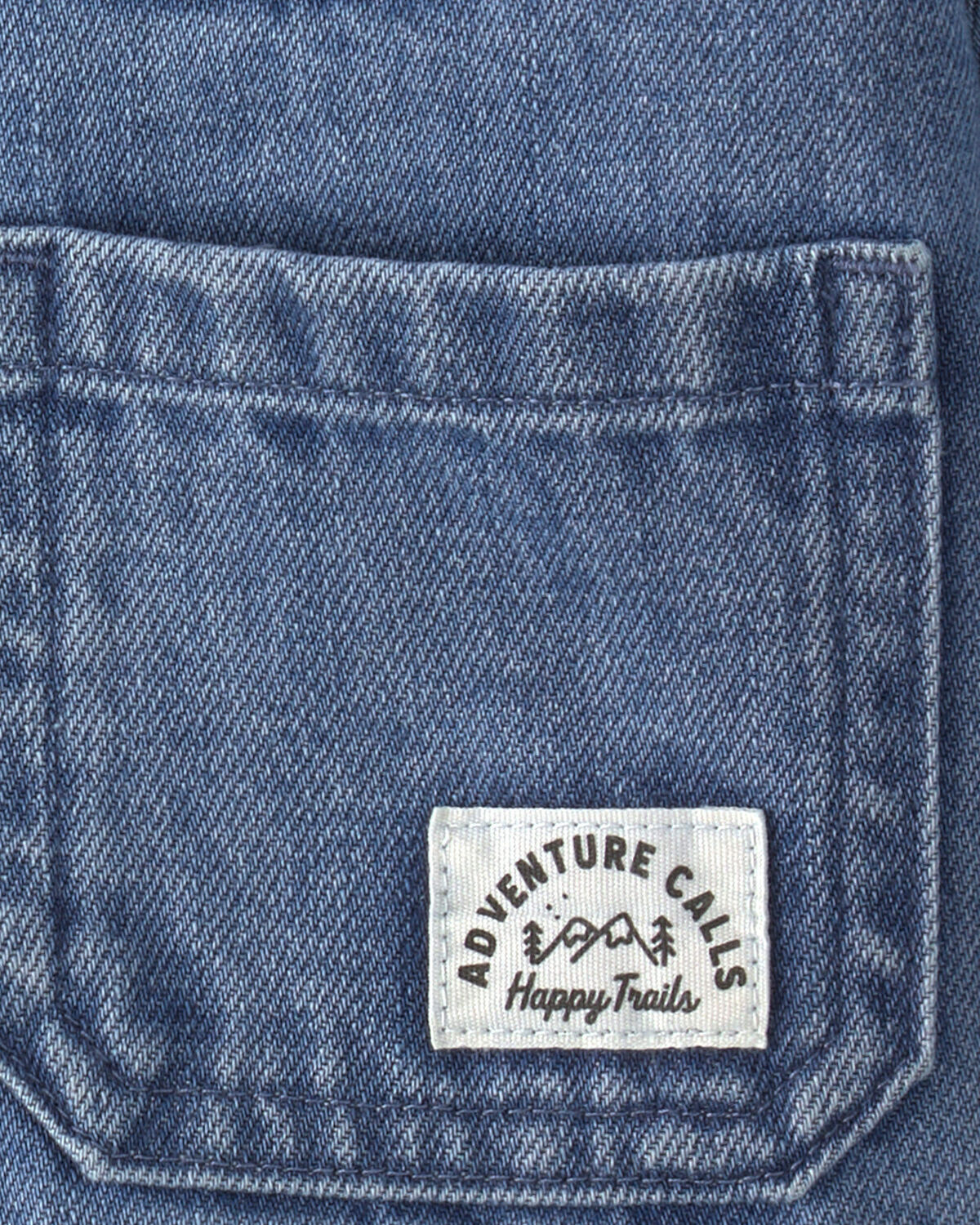 Baby Organic Cotton Denim Barn Jacket - Image 3