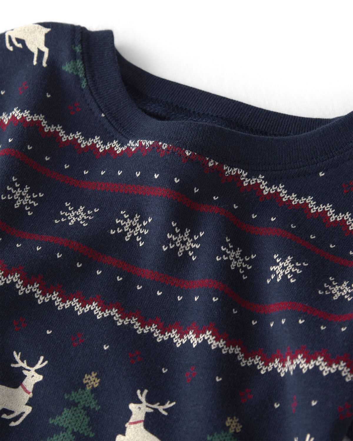 Baby 2-Piece Organic Cotton Fair Isle Pajamas - Image 2