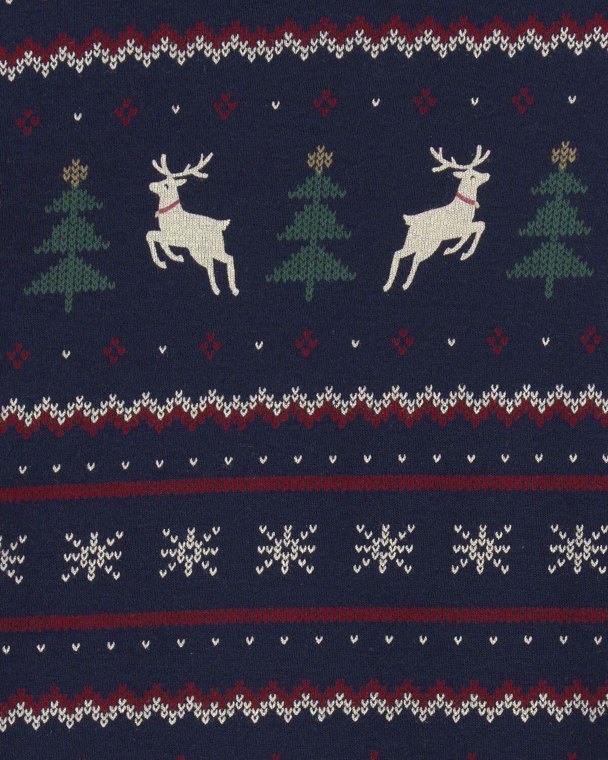 Baby 2-Piece Organic Cotton Fair Isle Pajamas - Image 3