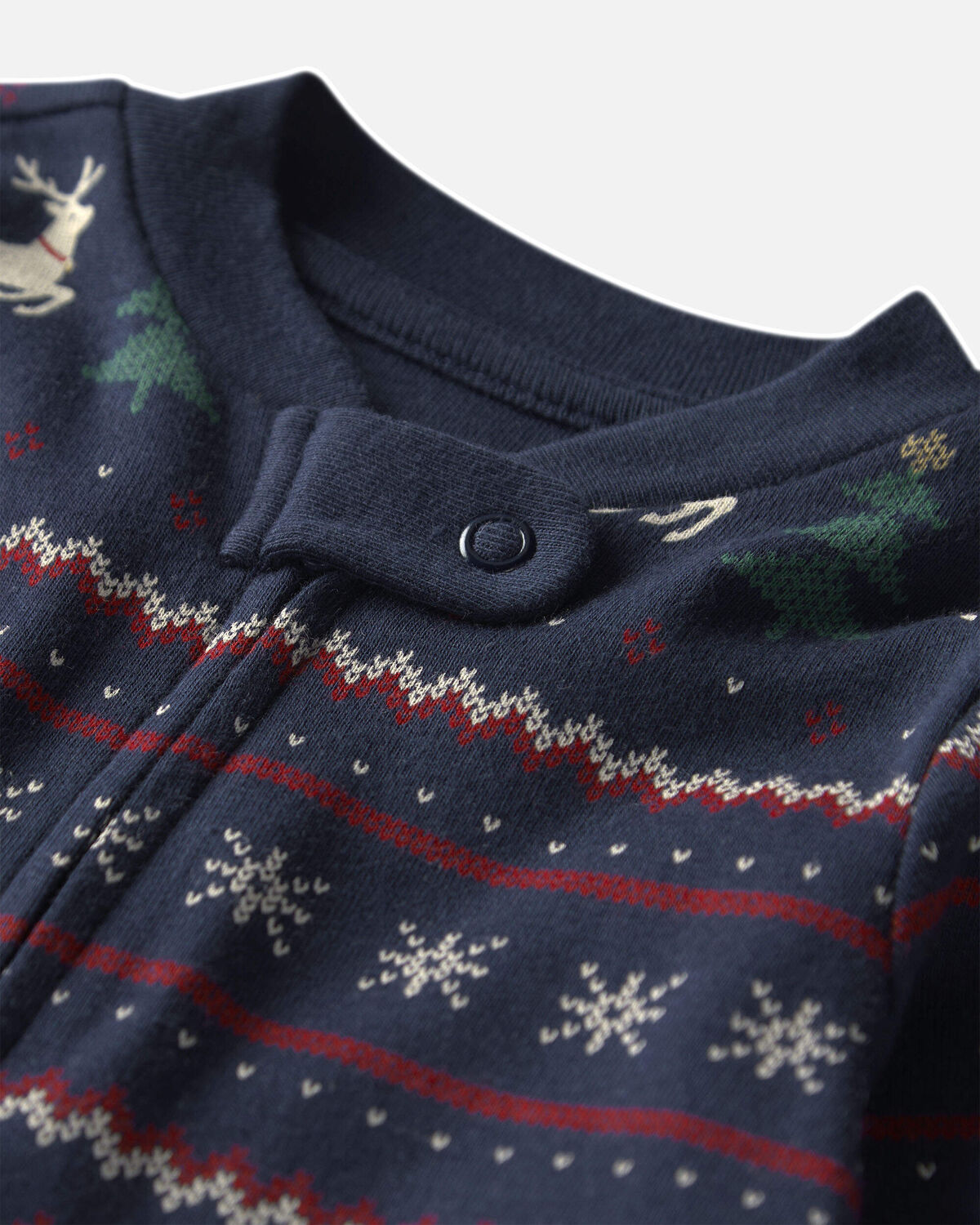 Baby Organic Cotton Fair Isle Sleep & Play Pajamas - Image 2