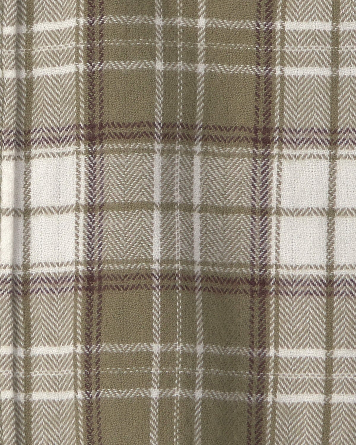Baby Boy Organic Cotton Flannel Button-Down Shirt - Image 3
