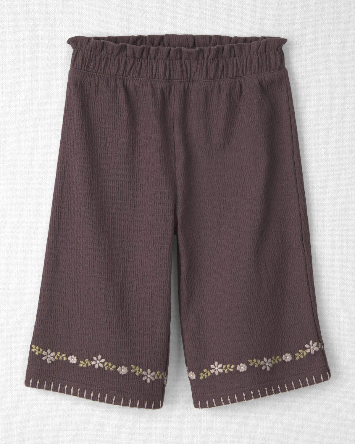 Baby Girl 2-Piece Organic Cotton Smocked Top & Pant Set - Image 2