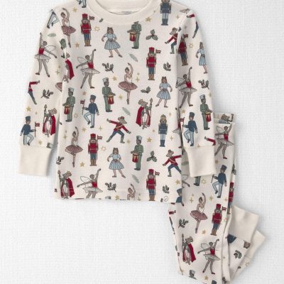 Baby 2-Piece Organic Cotton Pajamas in Nutcracker