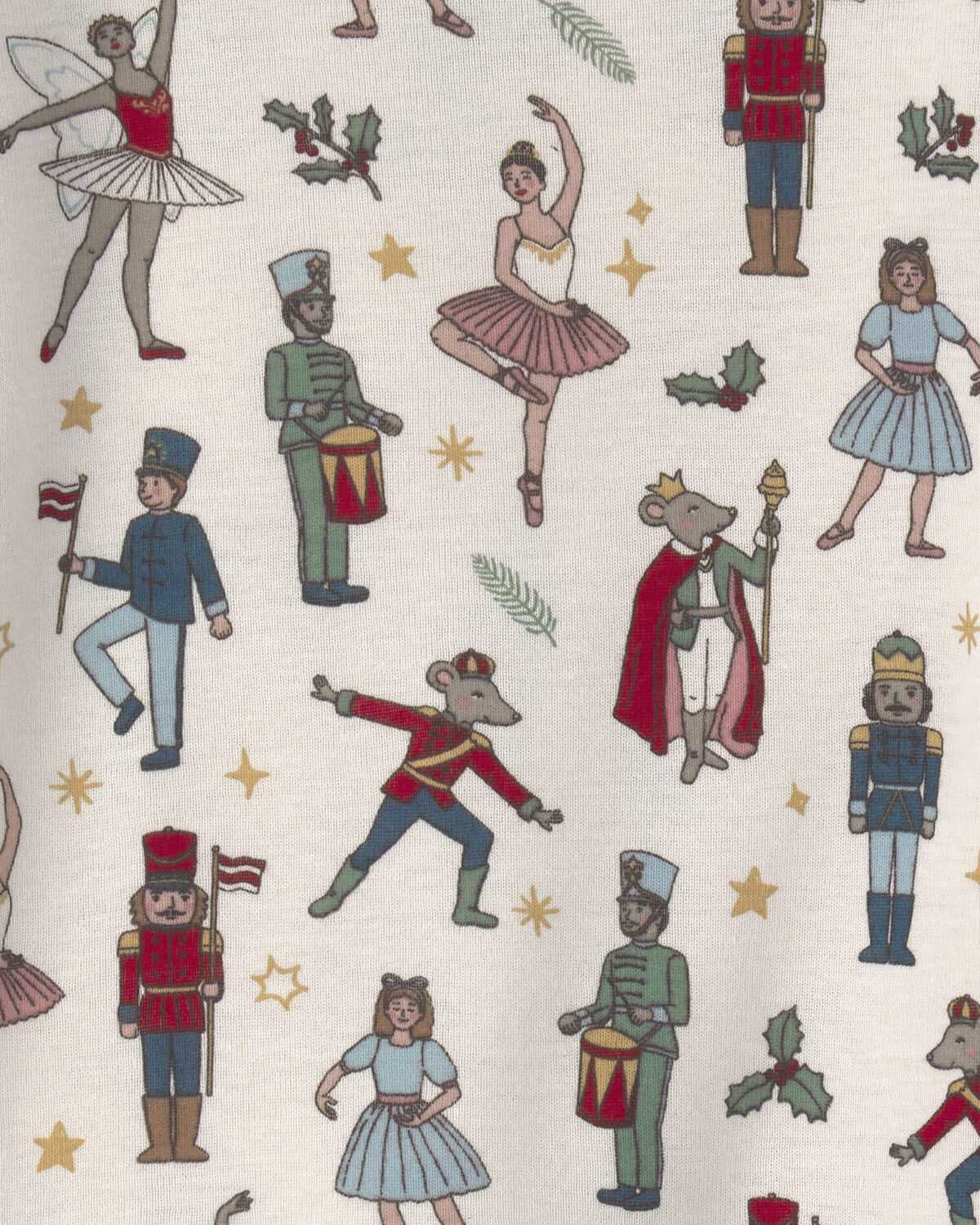 Baby 2-Piece Organic Cotton Pajamas in Nutcracker - Image 3
