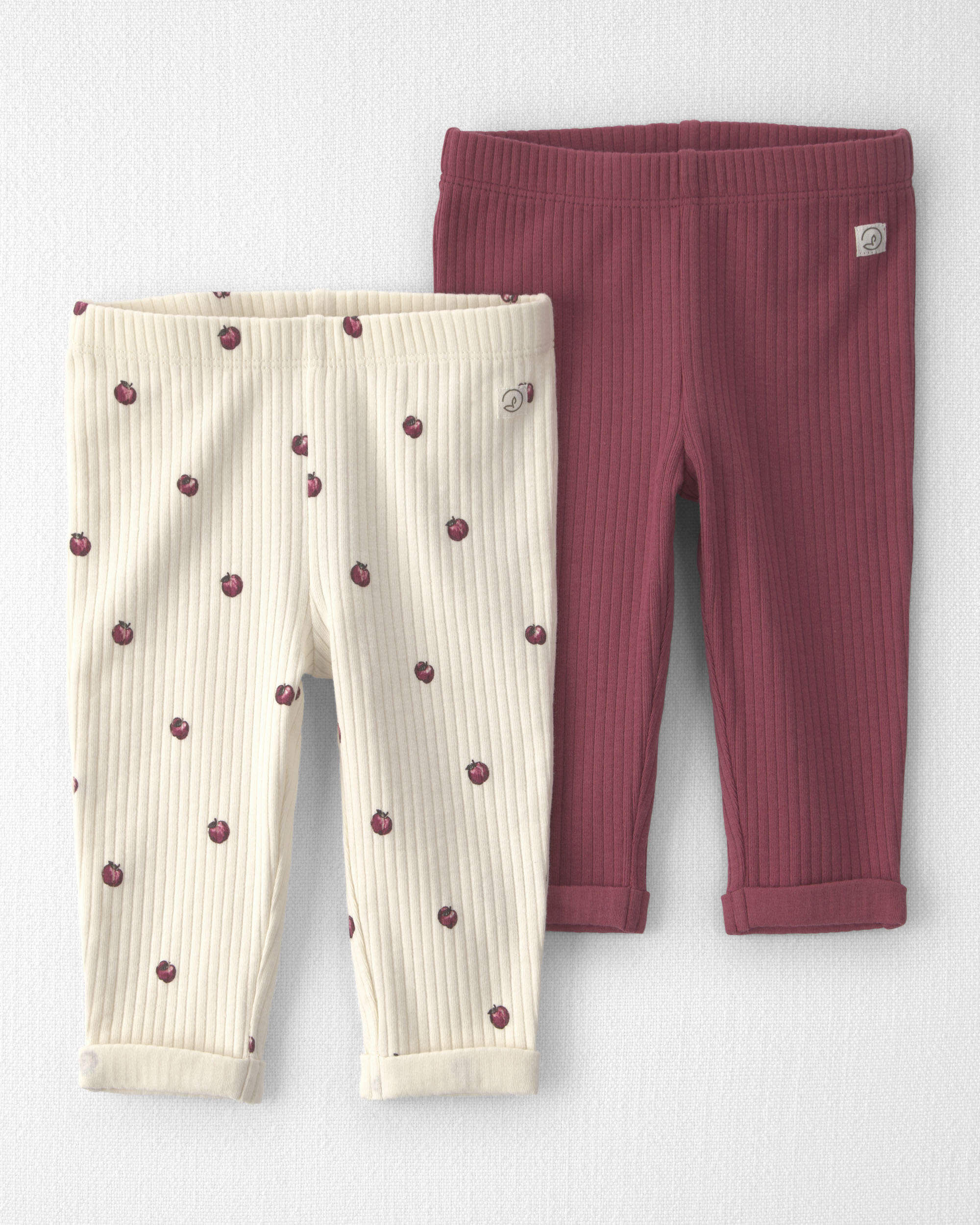 Baby Girl 2-Pack Organic Cotton Leggings - Image 6
