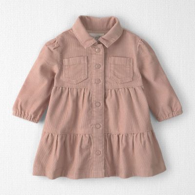 Baby Girl Organic Cotton Corduroy Dress