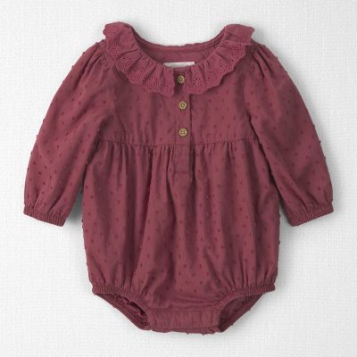Baby Girl Organic Cotton Prairie Bubble