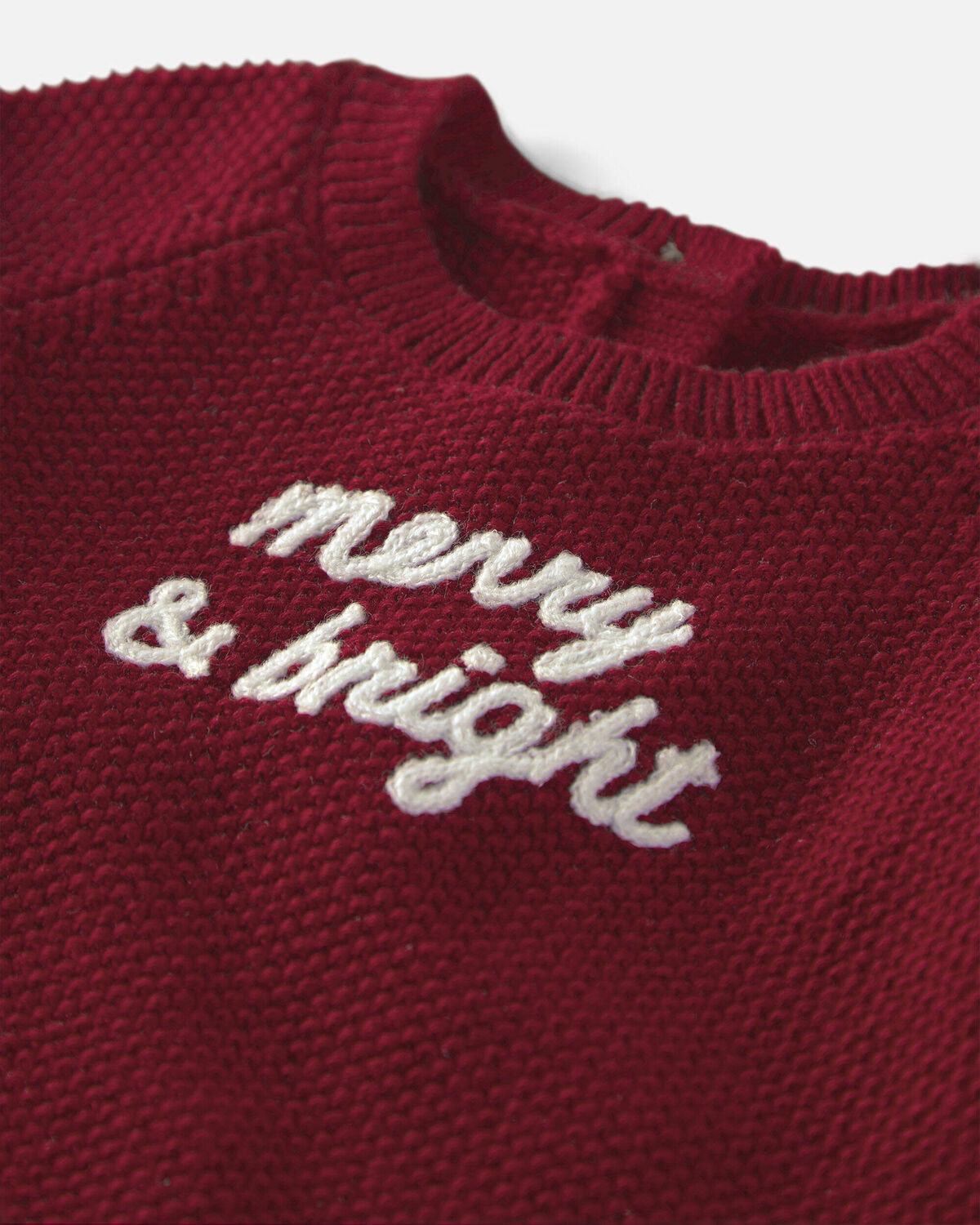 Baby Organic Cotton 'Merry & Bright' Sweater Knit Jumpsuit - Image 2