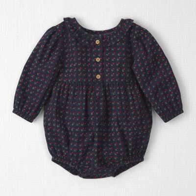 Baby Girl Organic Cotton Prairie Bubble