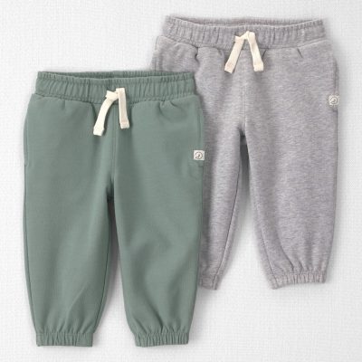 Baby 2-Pack Organic Cotton French Terry Joggers