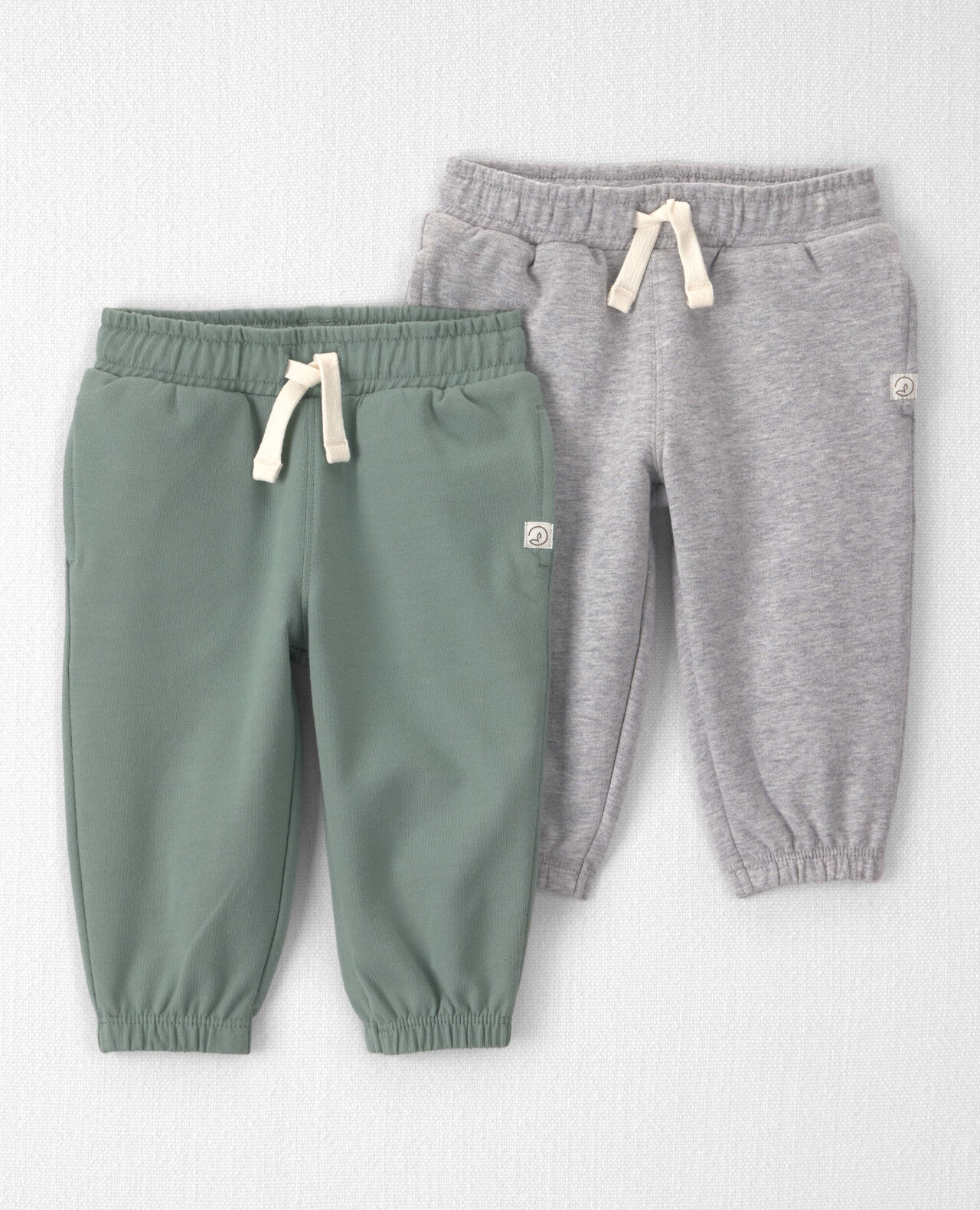 Baby 2-Pack Organic Cotton French Terry Sweatpants - Image 7