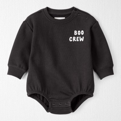 Baby Organic Cotton 'Boo Crew' French Terry Bubble