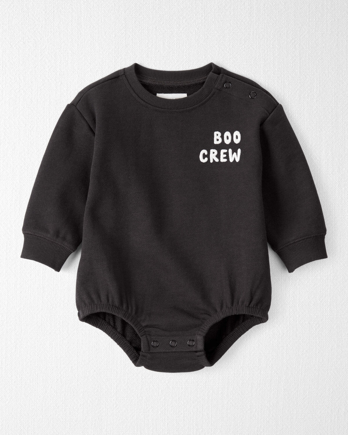 Baby Organic Cotton 'Boo Crew' French Terry Bubble