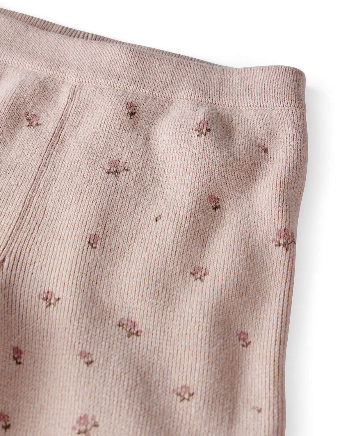 Baby Girl 2-Piece Organic Cotton Sweater Knit Top & Pant Set - Image 2