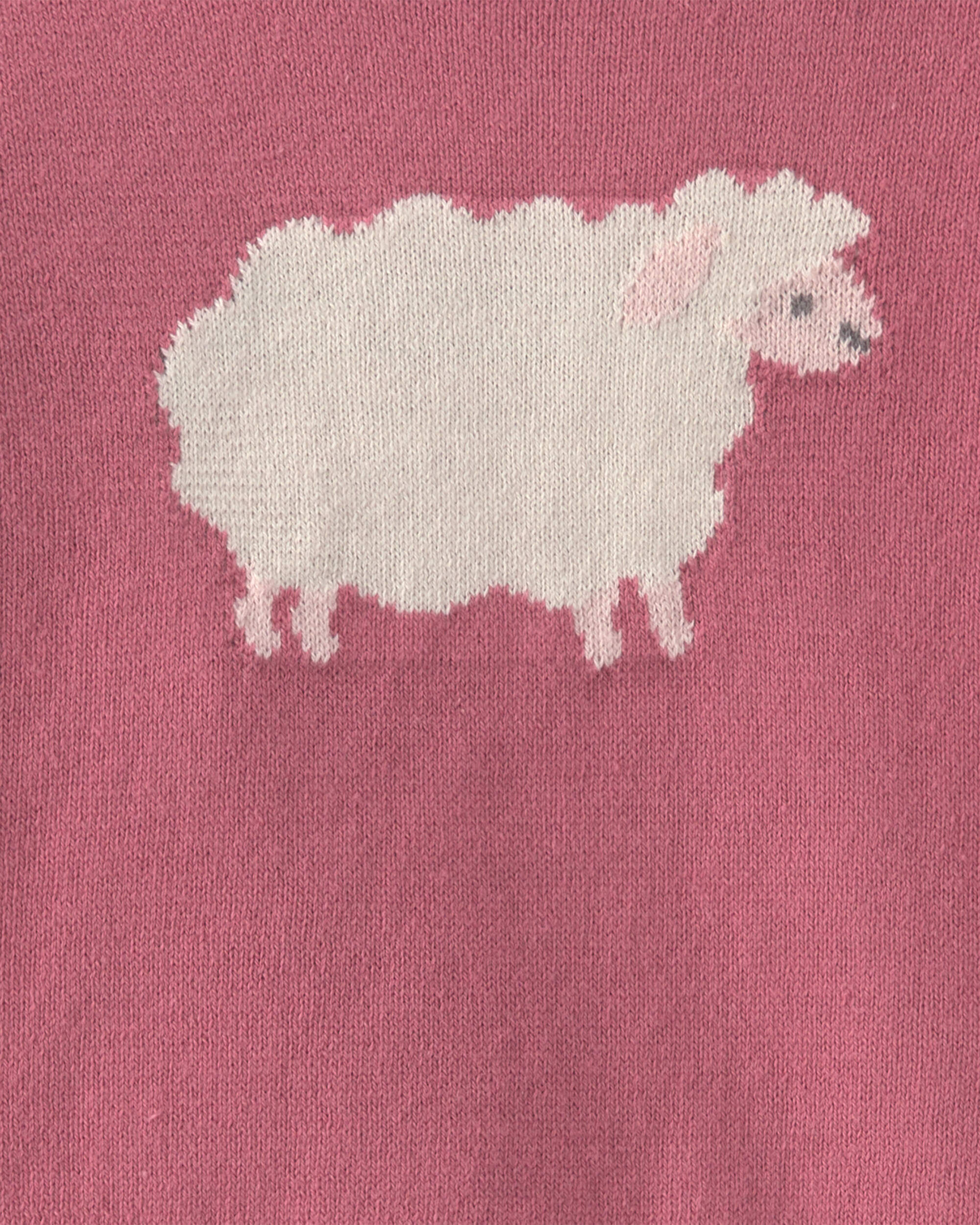Baby Girl 2-Piece Sheep Long-Sleeve Top & Pant Set - Pink - Image 4