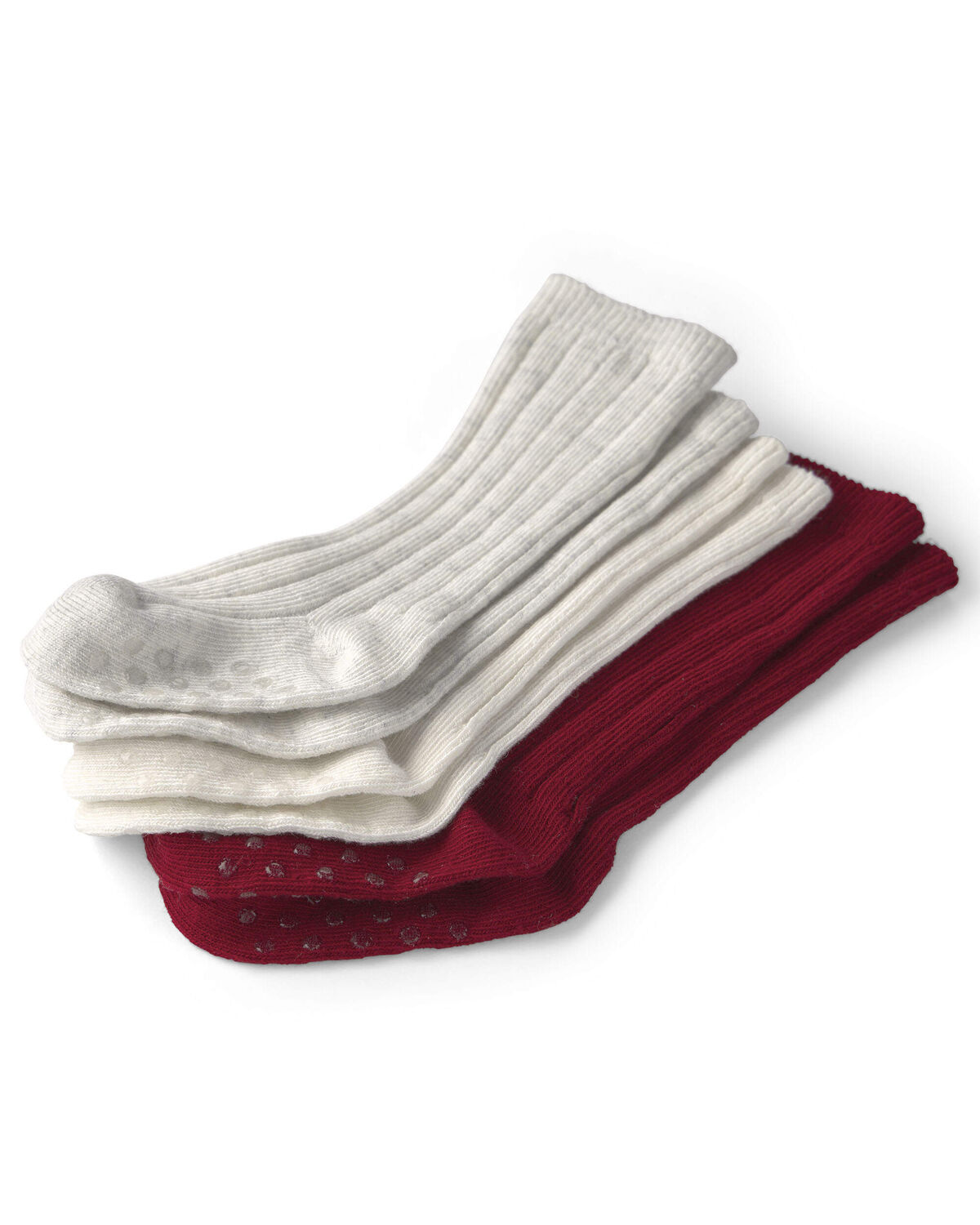 Baby Girl 3-Pack No-Slip Knee-High Socks Made with Organic Cotton - Image 2