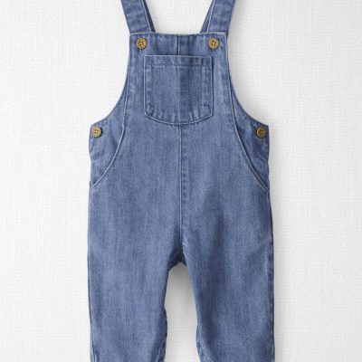 Baby Organic Cotton Denim Overalls