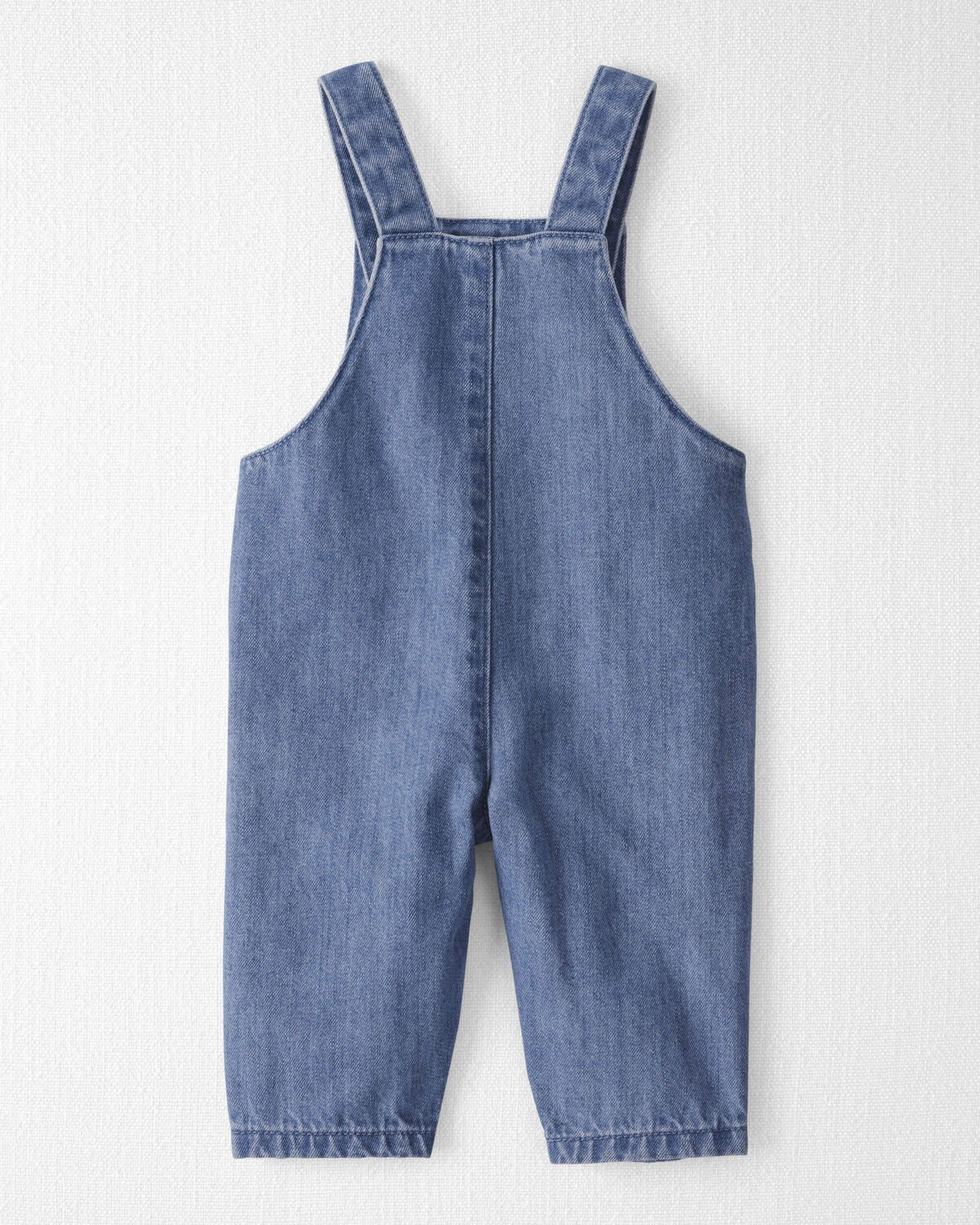 Baby Organic Cotton Denim Overalls - Image 2