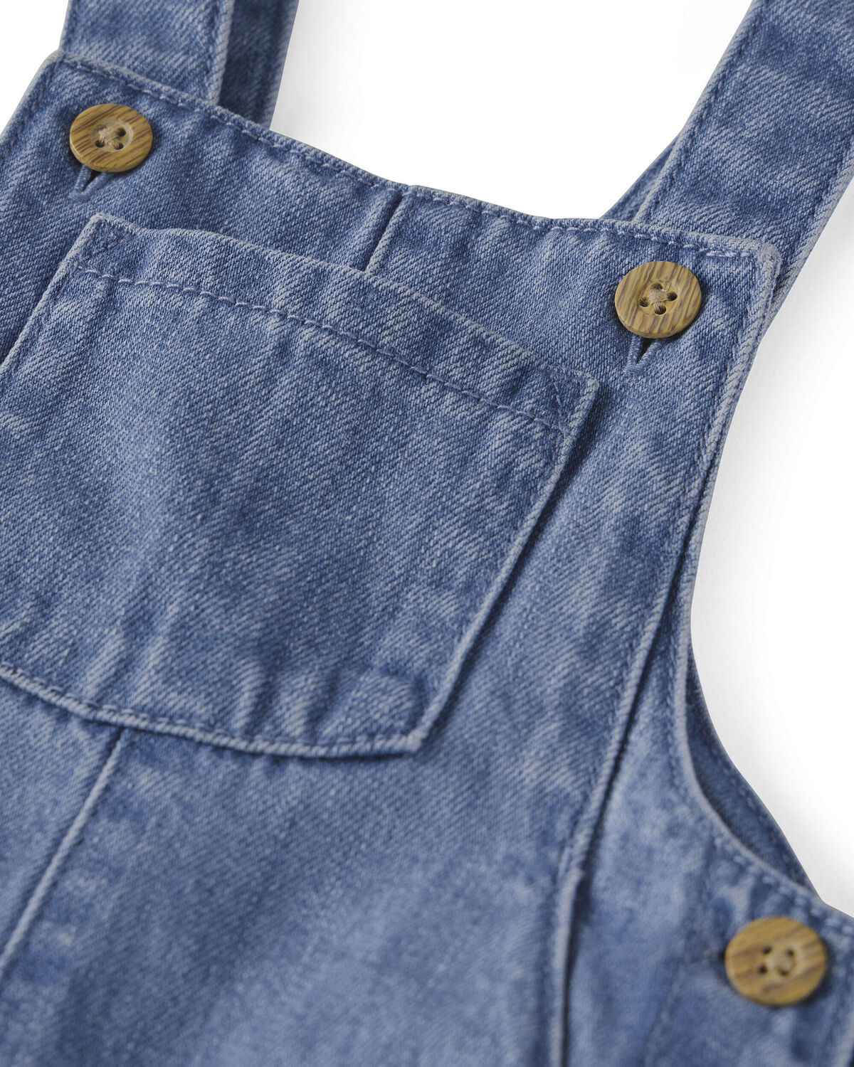 Baby Organic Cotton Denim Overalls - Image 3