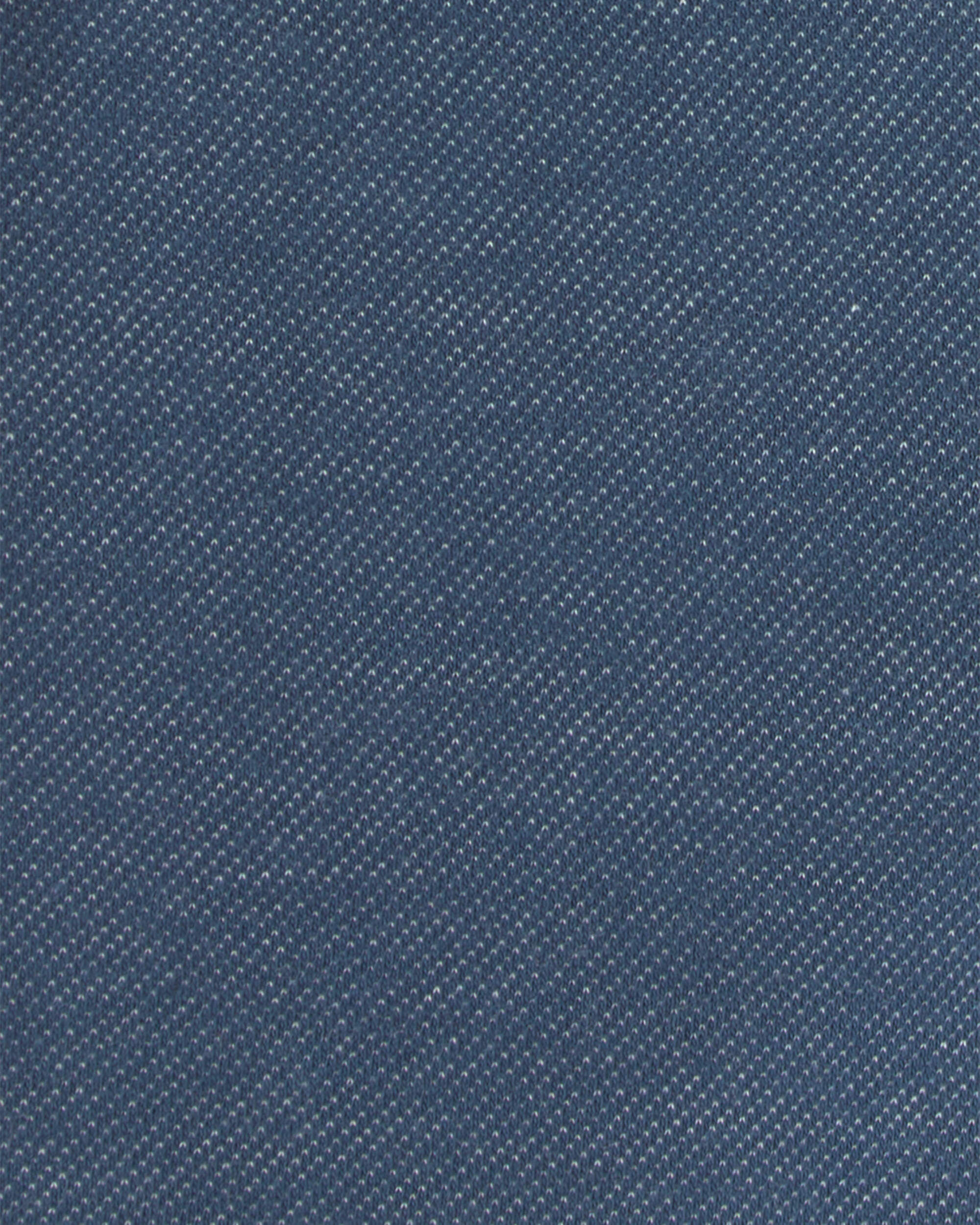 Baby Girl Knit Chambray Pants - Indigo - Image 4