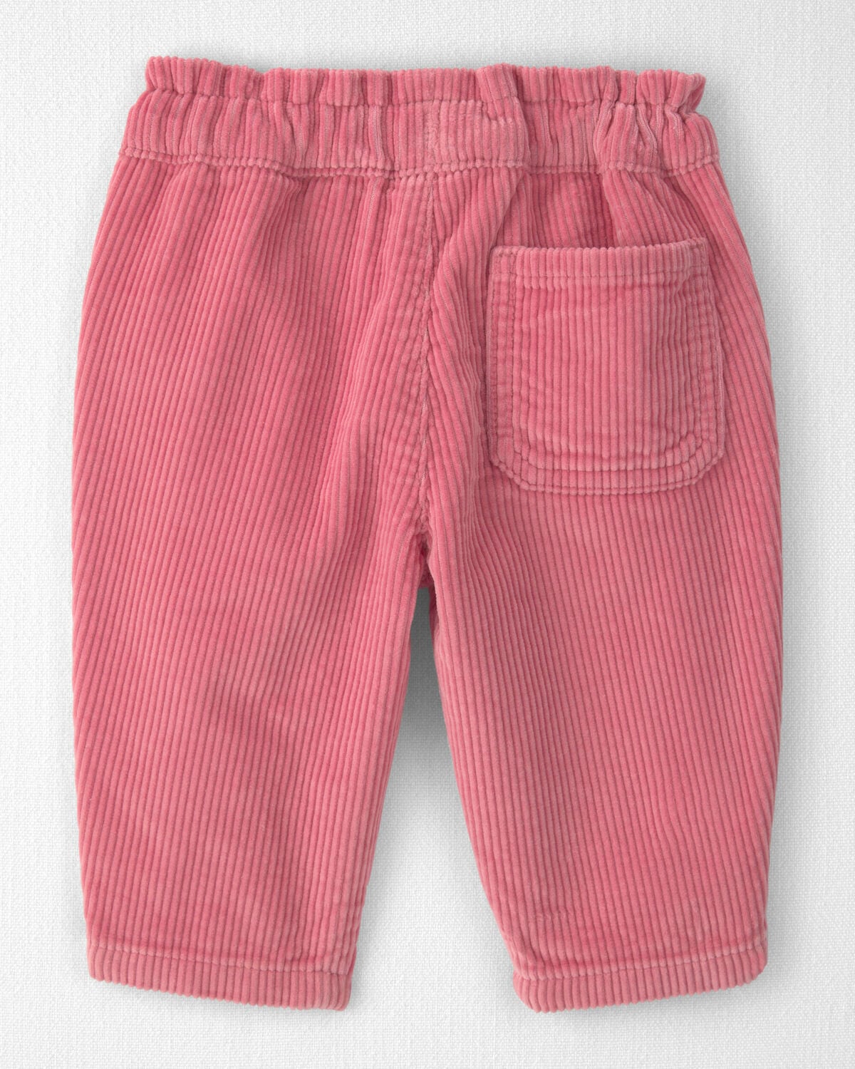 Baby Girl Organic Cotton Pull On Corduroy Pants - Image 4