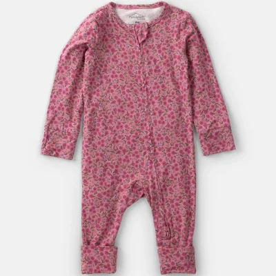 Baby Girl Floral PurelySoft™ 2-Way Zip Sleep & Play Pajamas - Pink