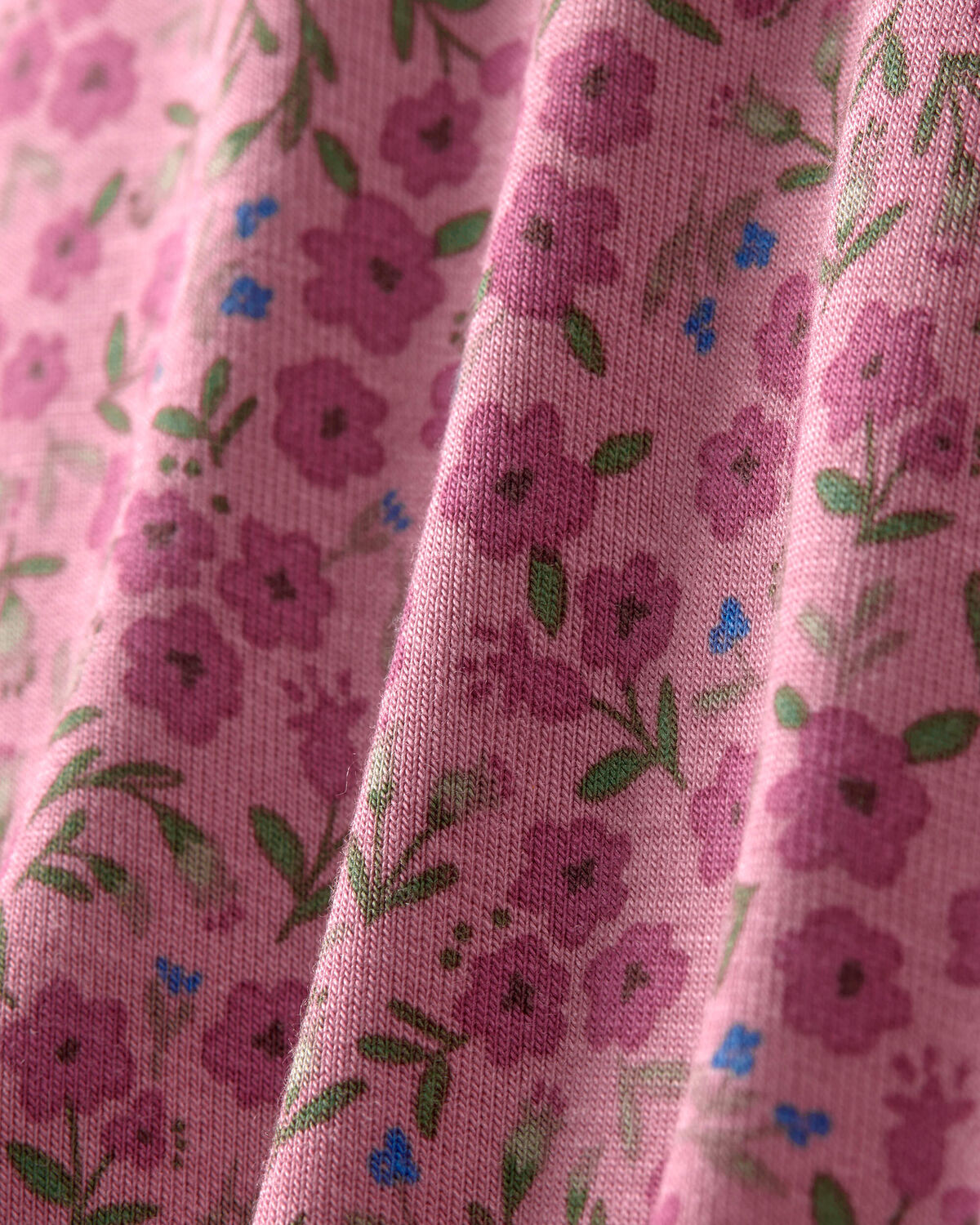 Baby Girl Floral PurelySoft™ 2-Way Zip Sleep & Play Pajamas - Pink - Image 6