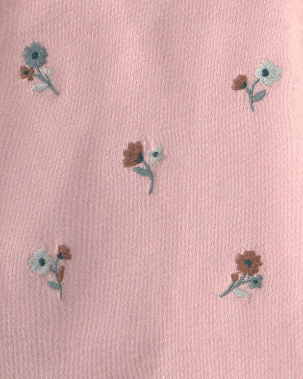 Baby Girl 2-Piece Floral Long-Sleeve Bodysuit & Pant Set - Pink/Green - Image 2