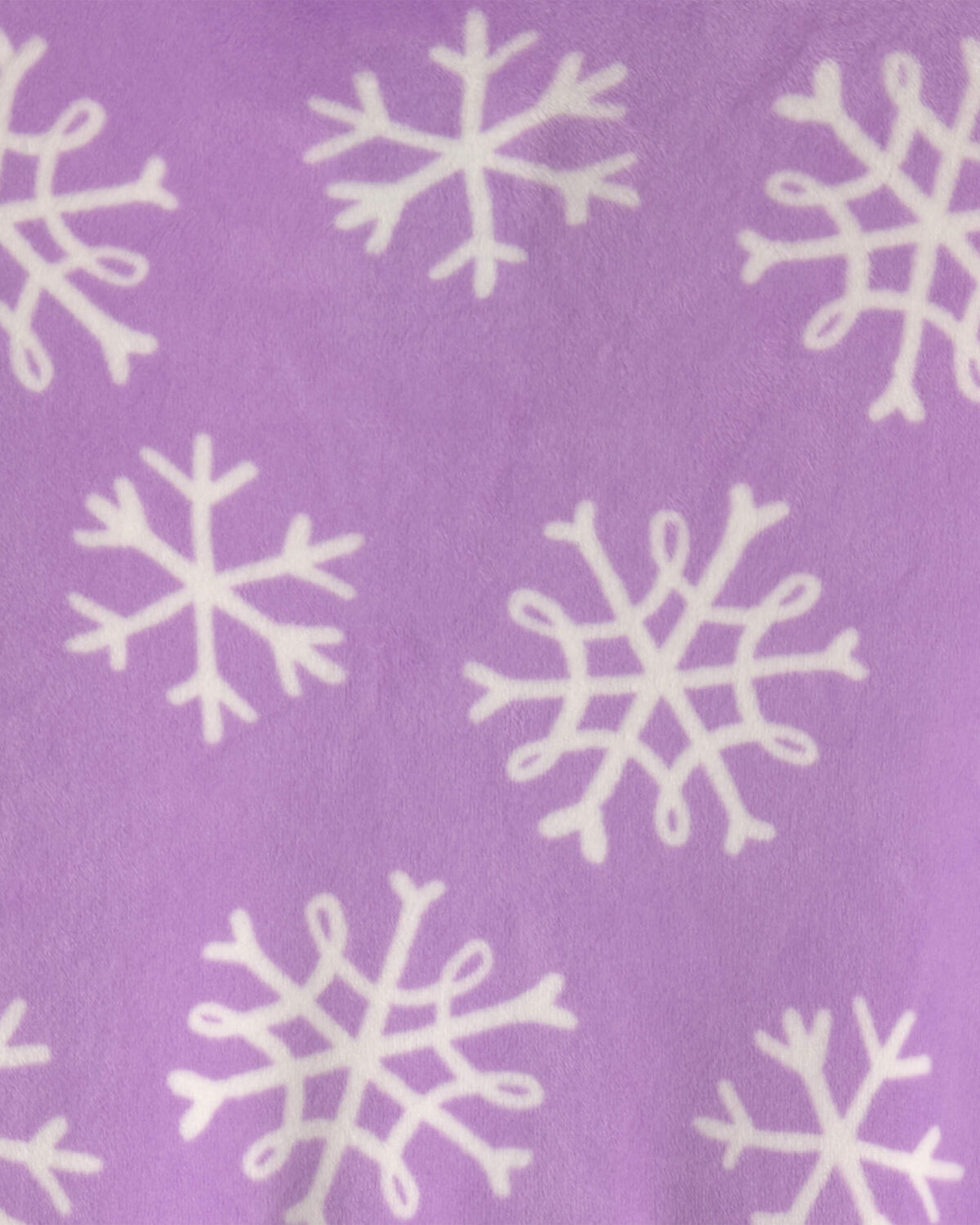 Baby Girl 1-Piece Penguin 2-Way Zip DreamPlush Snug Fit Footed Pajama - Purple - Image 5