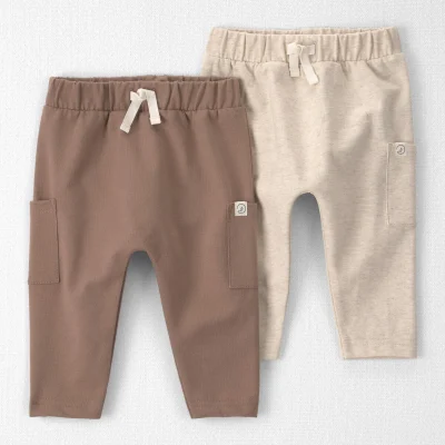 Baby 2-Pack Organic Cotton French Terry Joggers