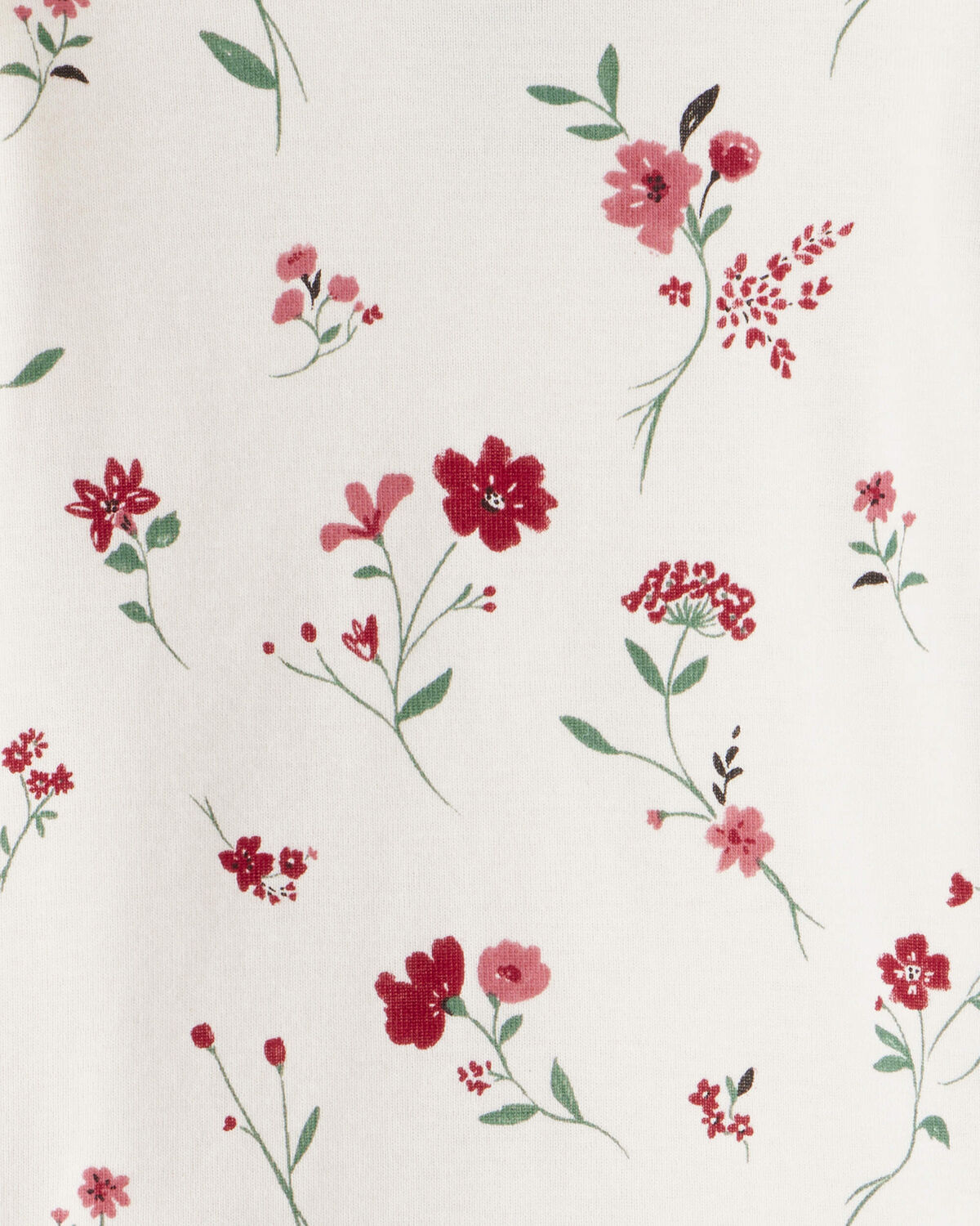 Baby Girl 2-Piece Organic Cotton Pajamas in Rosethorn Hollow - Image 3